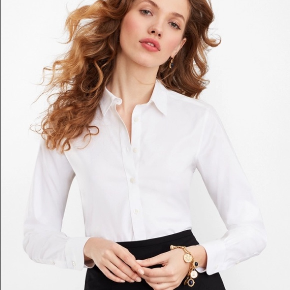 Non-Iron Classic-Fit Stretch (Supima) Cotton Dress Shirt